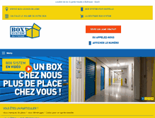 Tablet Screenshot of box-system.fr